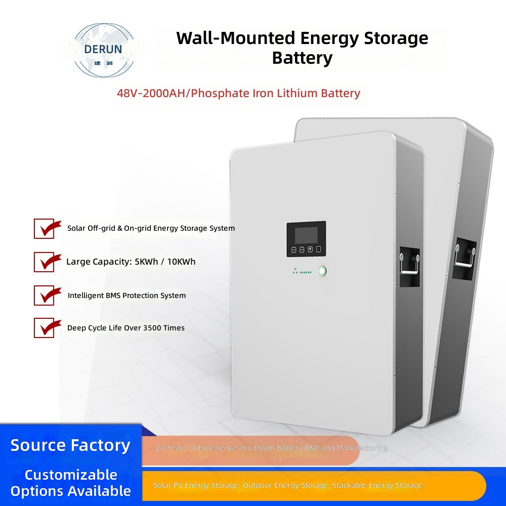 Solar Generator - Vente directe d'usine, batterie lithium murale