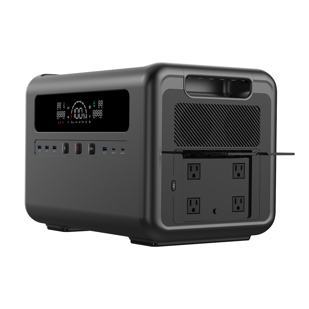 Solar Generator - Générateur solaire 2400W, station d'alimentation portable