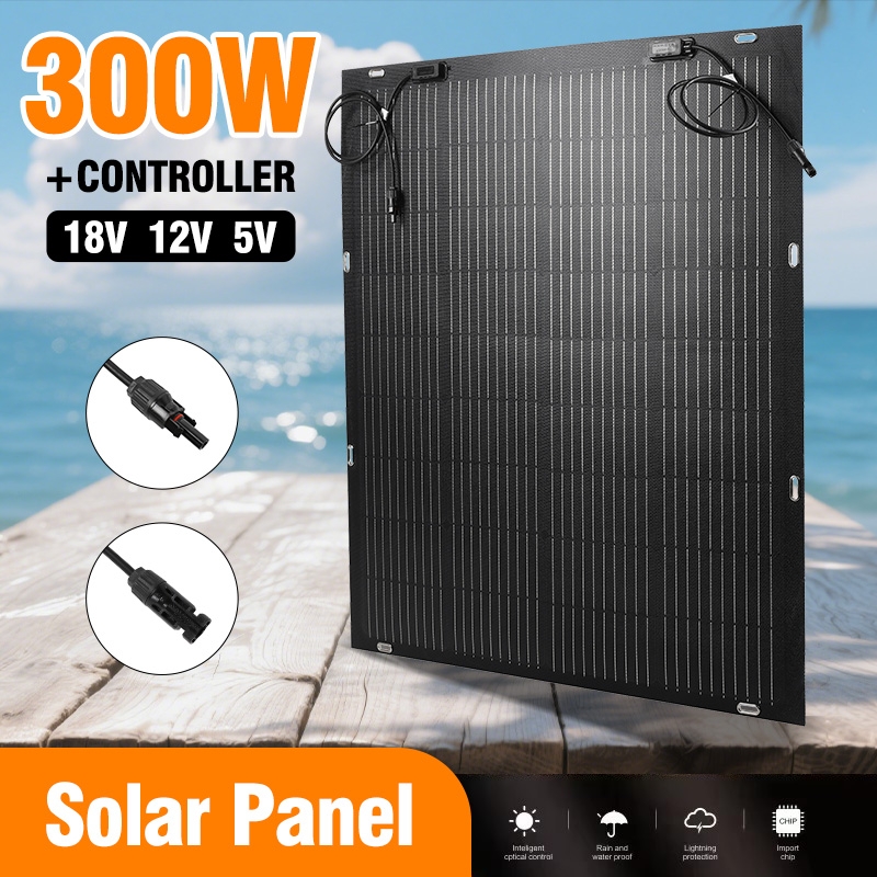 Panneau solaire Flexible 300W, - Solar Panel 200W avis et prix