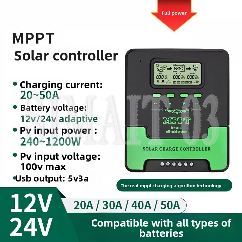 Contrôleur de charge solaire M - Charge Controller Solar avis et prix