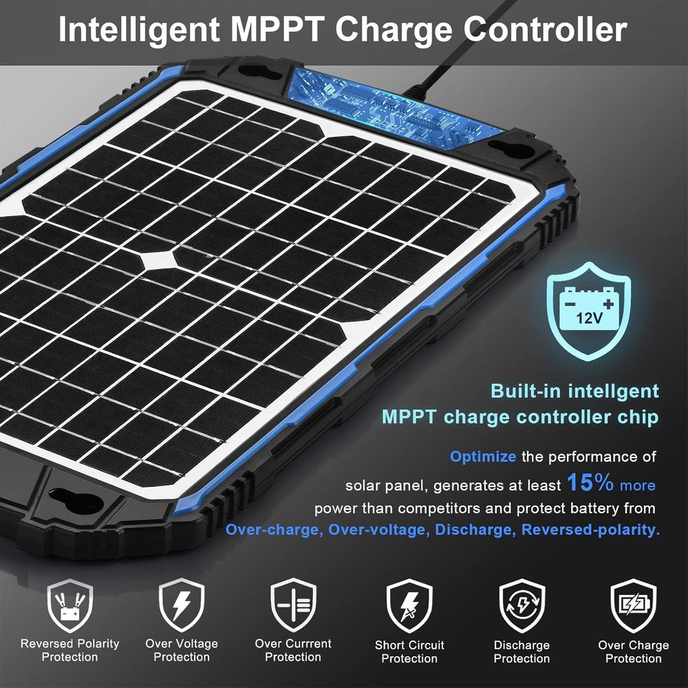 Chargeur et mainteneur de batt - Solar Panel avis et prix